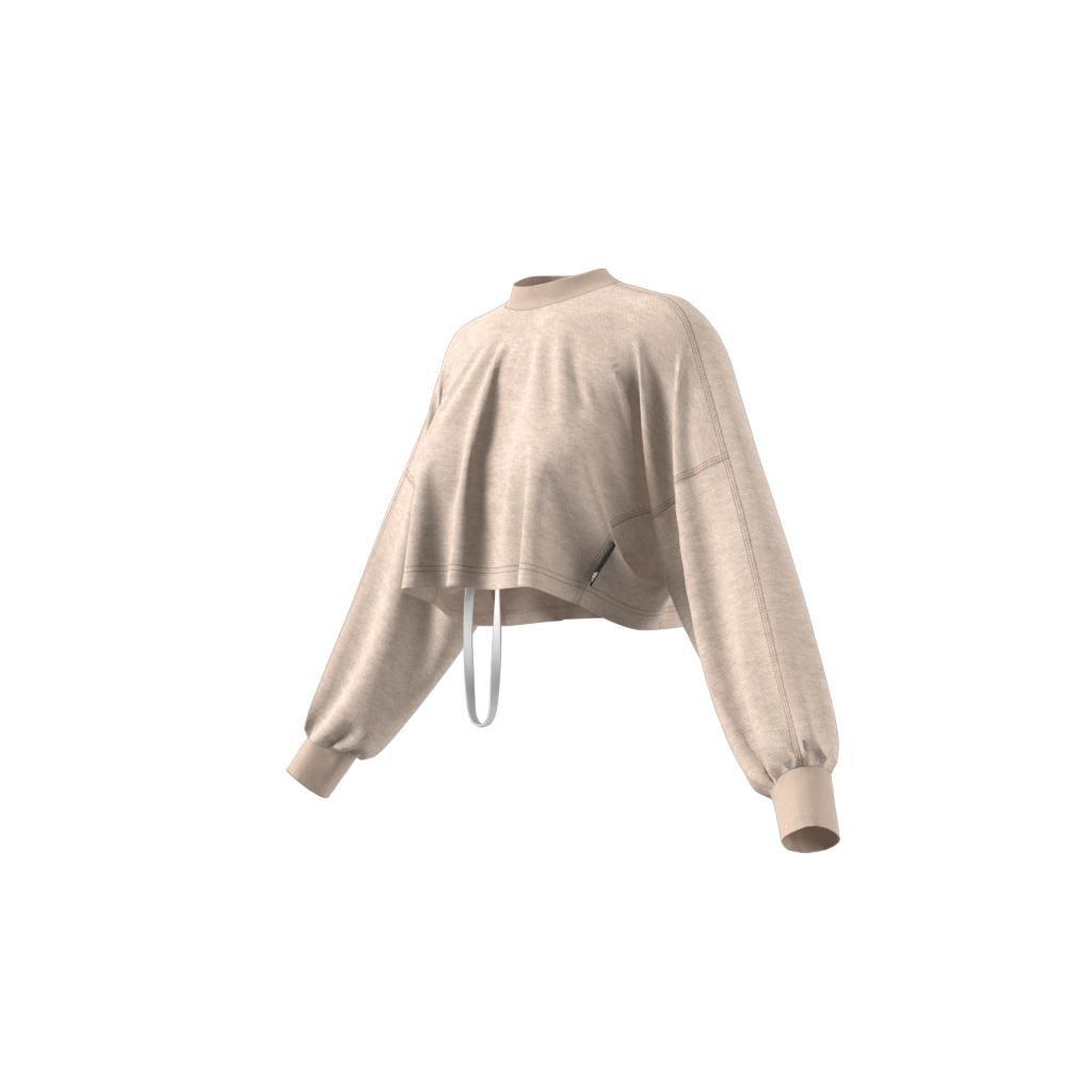 Sportswear Studio Lounge Summer Crew Sweatshirt, Beige, , large image number 11