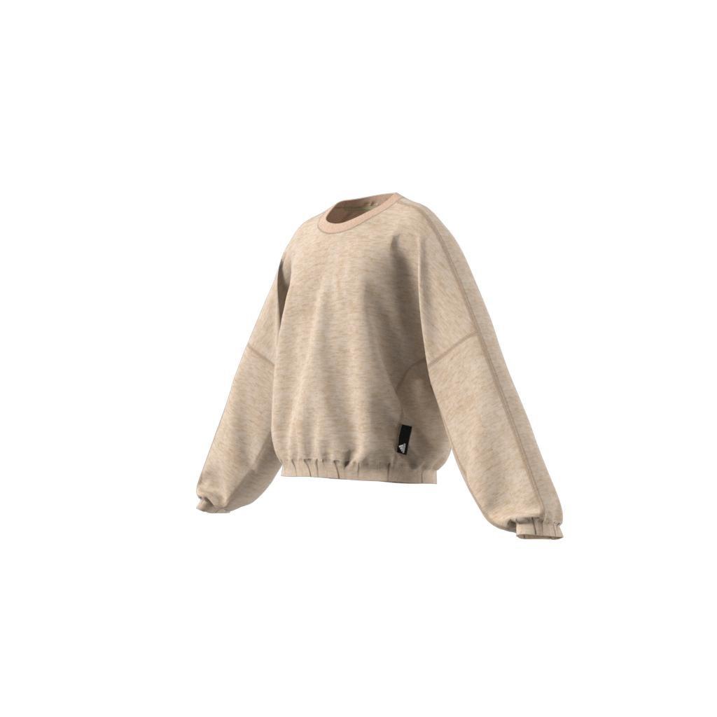 Kids Studio Lounge Botanical Dye Sport Crew Sweatshirt, Beige, , large image number 9