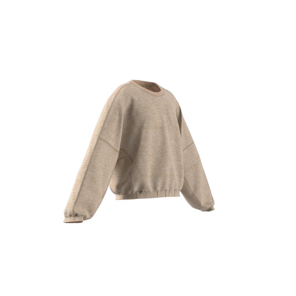 Kids Studio Lounge Botanical Dye Sport Crew Sweatshirt, Beige, , large image number 10