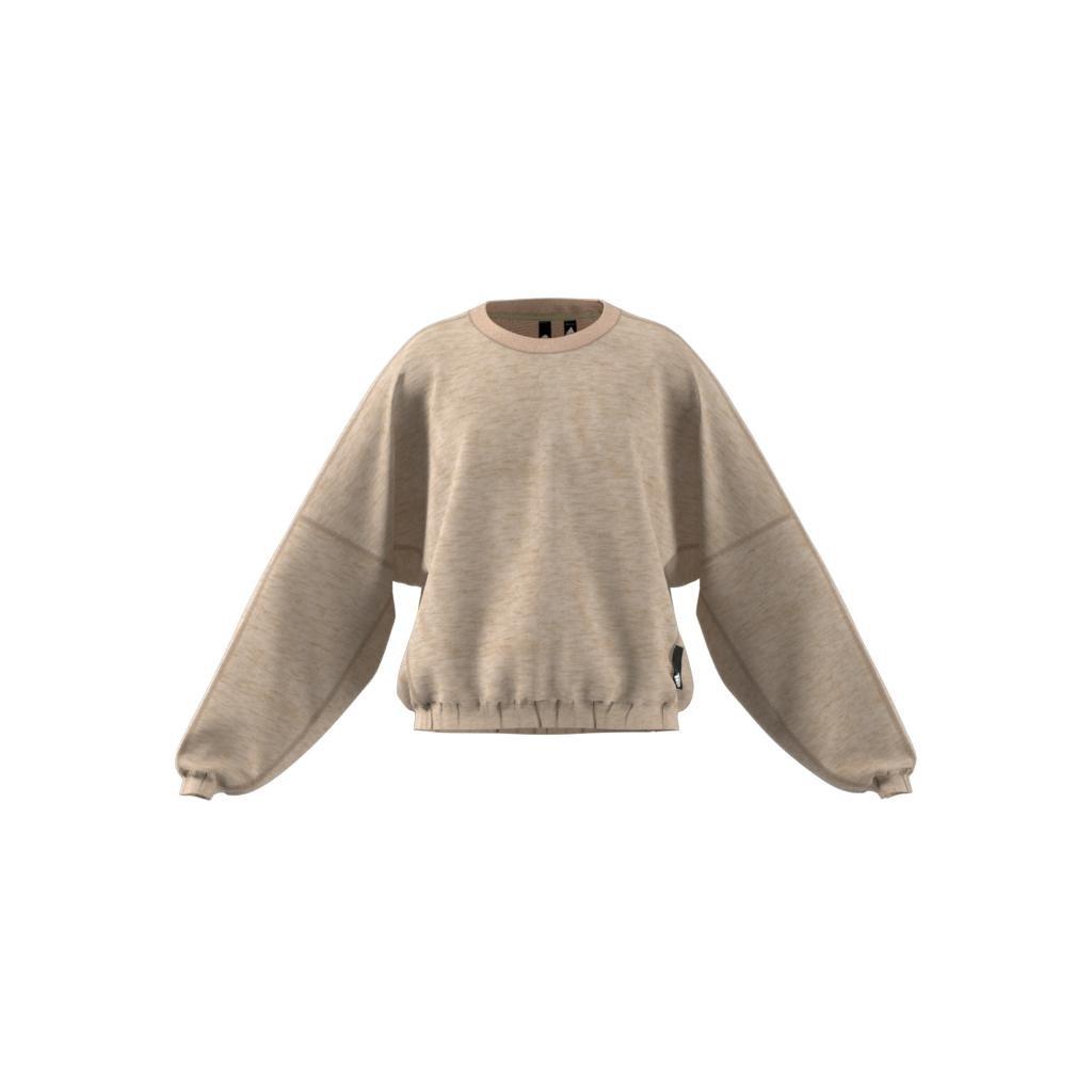 Kids Studio Lounge Botanical Dye Sport Crew Sweatshirt, Beige, , large image number 12
