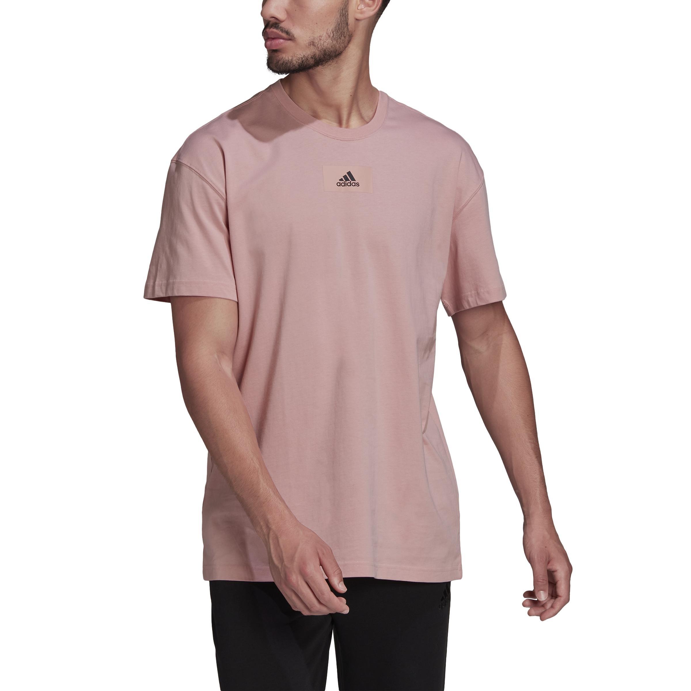 Essentials Feelvivid Drop Shoulder T-Shirt, Pink, A901_ONE, large image number 0