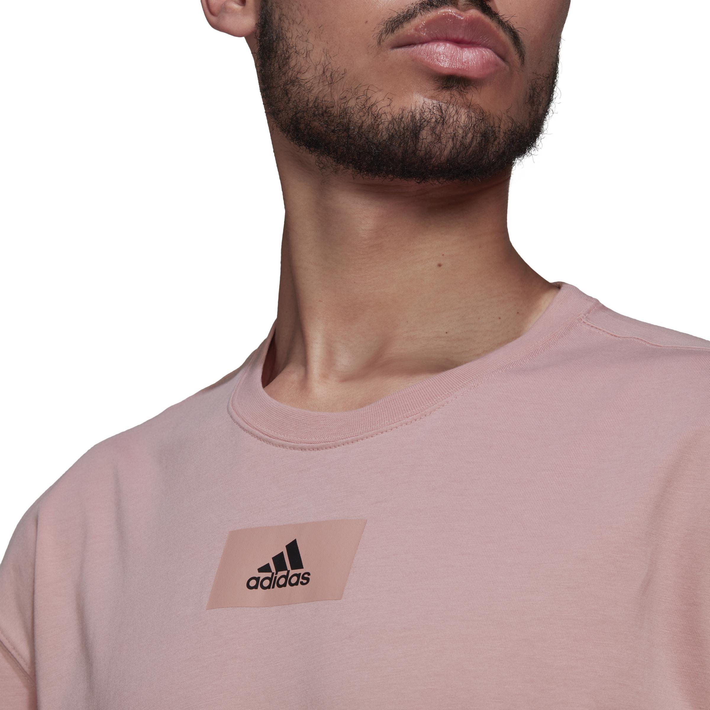 Essentials Feelvivid Drop Shoulder T-Shirt, Pink, A901_ONE, large image number 3