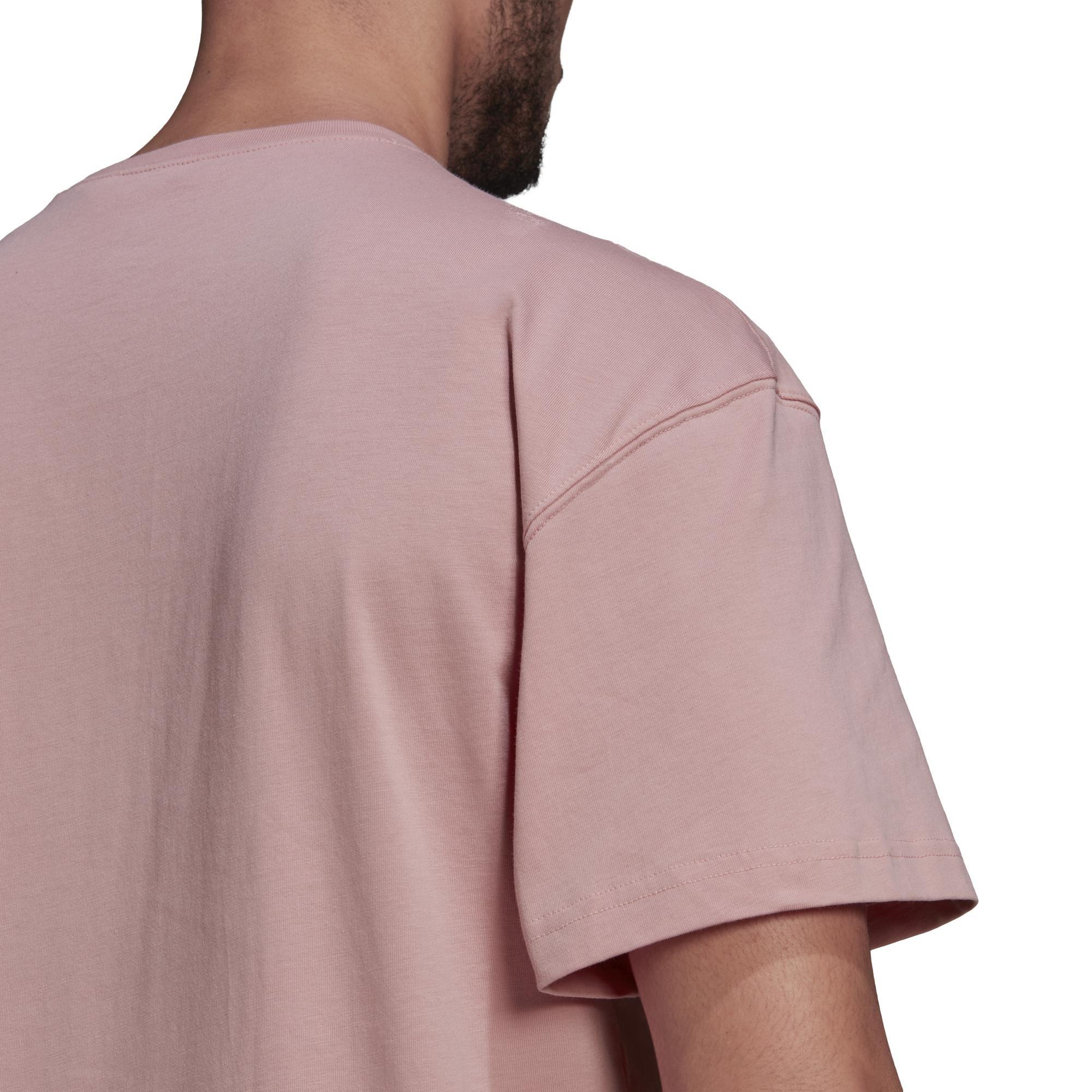 Essentials Feelvivid Drop Shoulder T-Shirt, Pink, A901_ONE, large image number 4