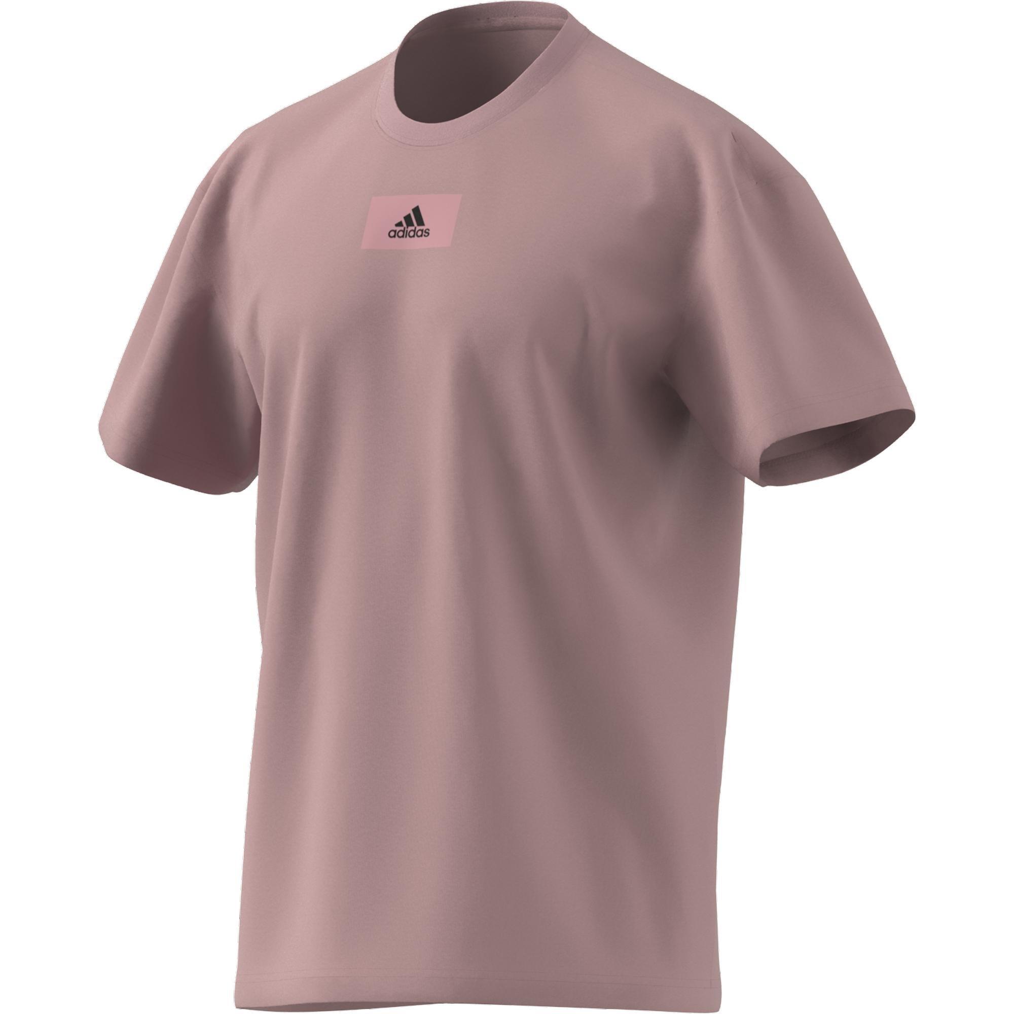 Essentials Feelvivid Drop Shoulder T-Shirt, Pink, A901_ONE, large image number 8