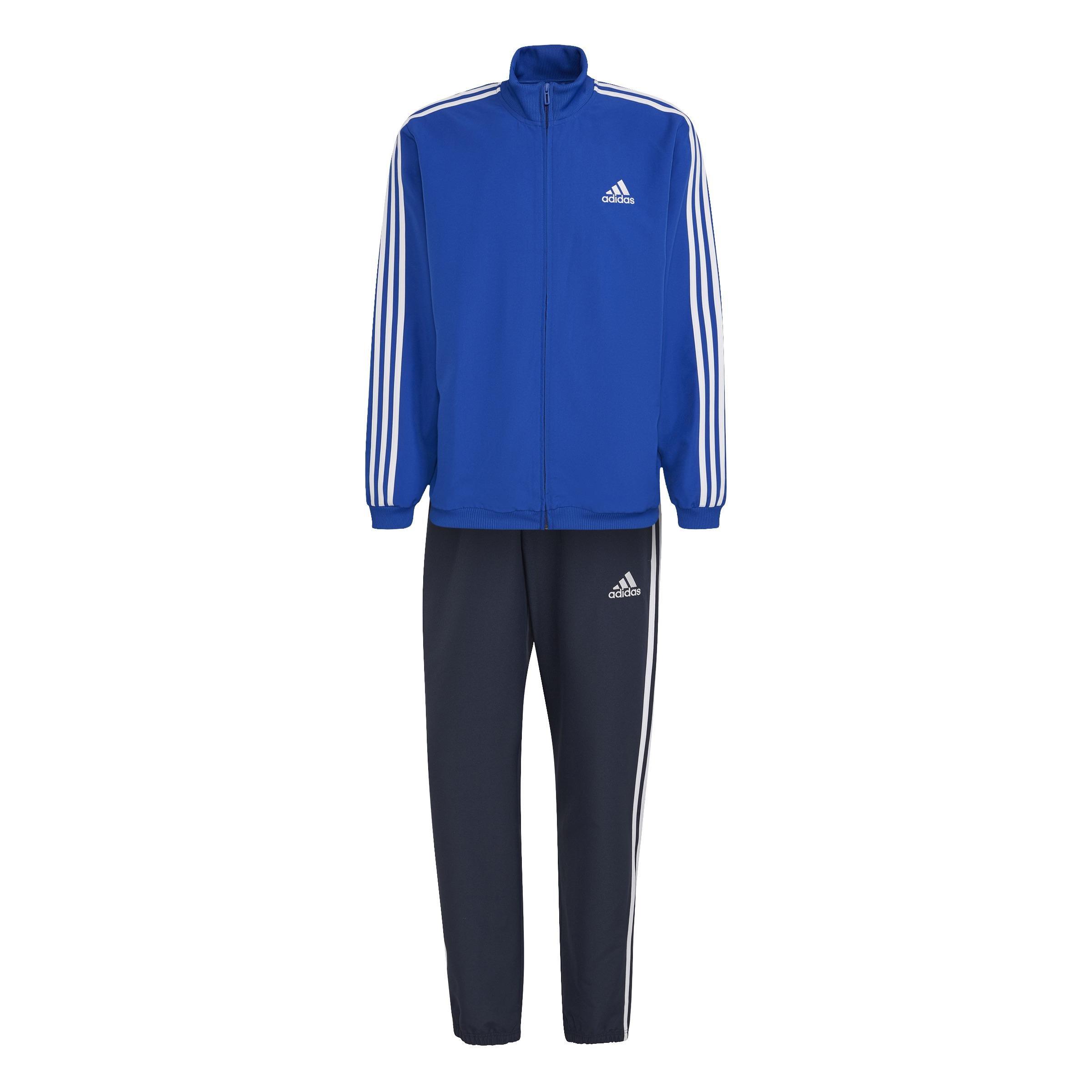 AEROREADY Essentials Regular-Fit 3-Stripes Track Suit, Blue, , large image number 0