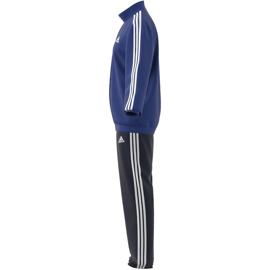 AEROREADY Essentials Regular-Fit 3-Stripes Track Suit, Blue, A901_ONE, large image number 4