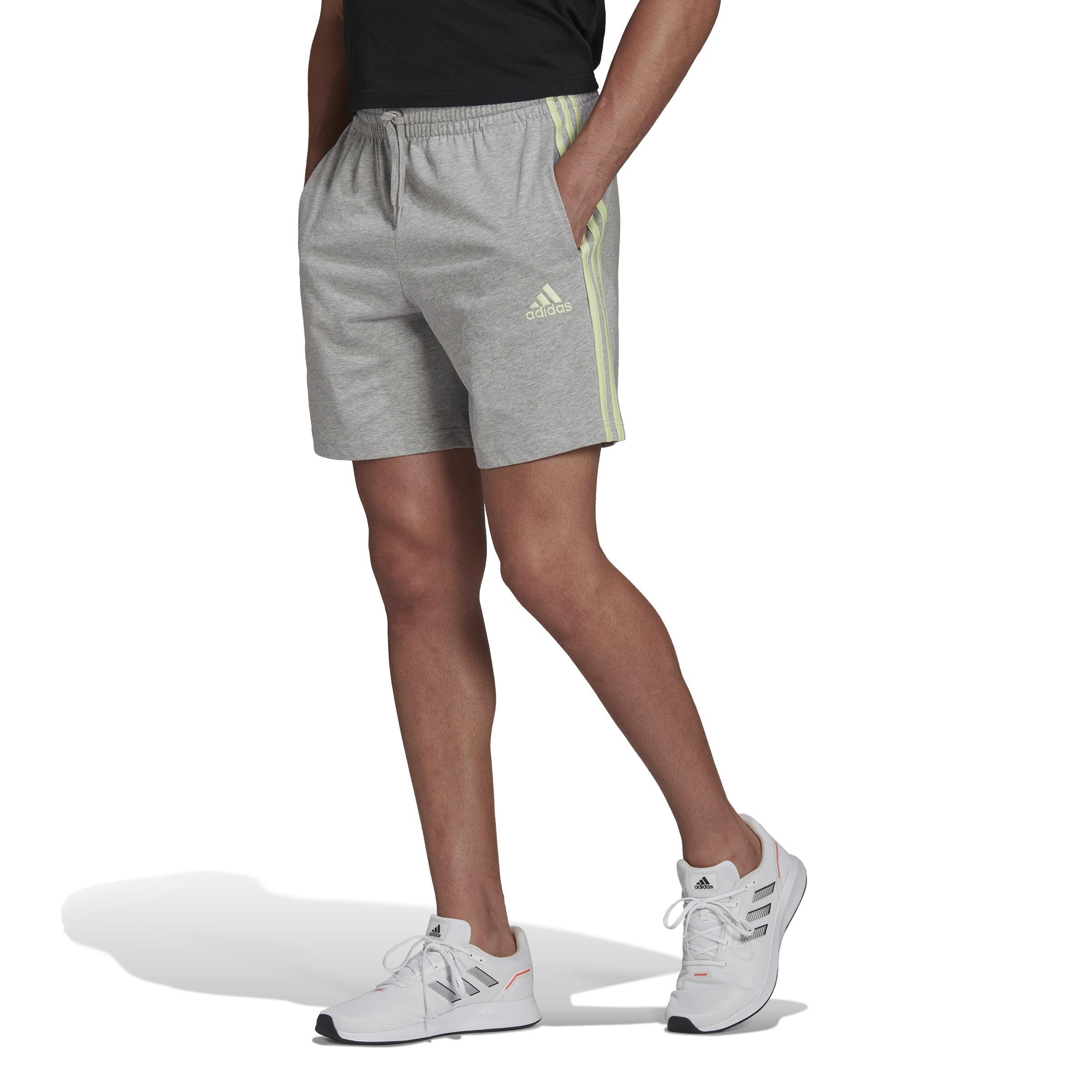 Aeroready Essentials 3-Stripes Shorts, Grey, A901_ONE, large image number 0