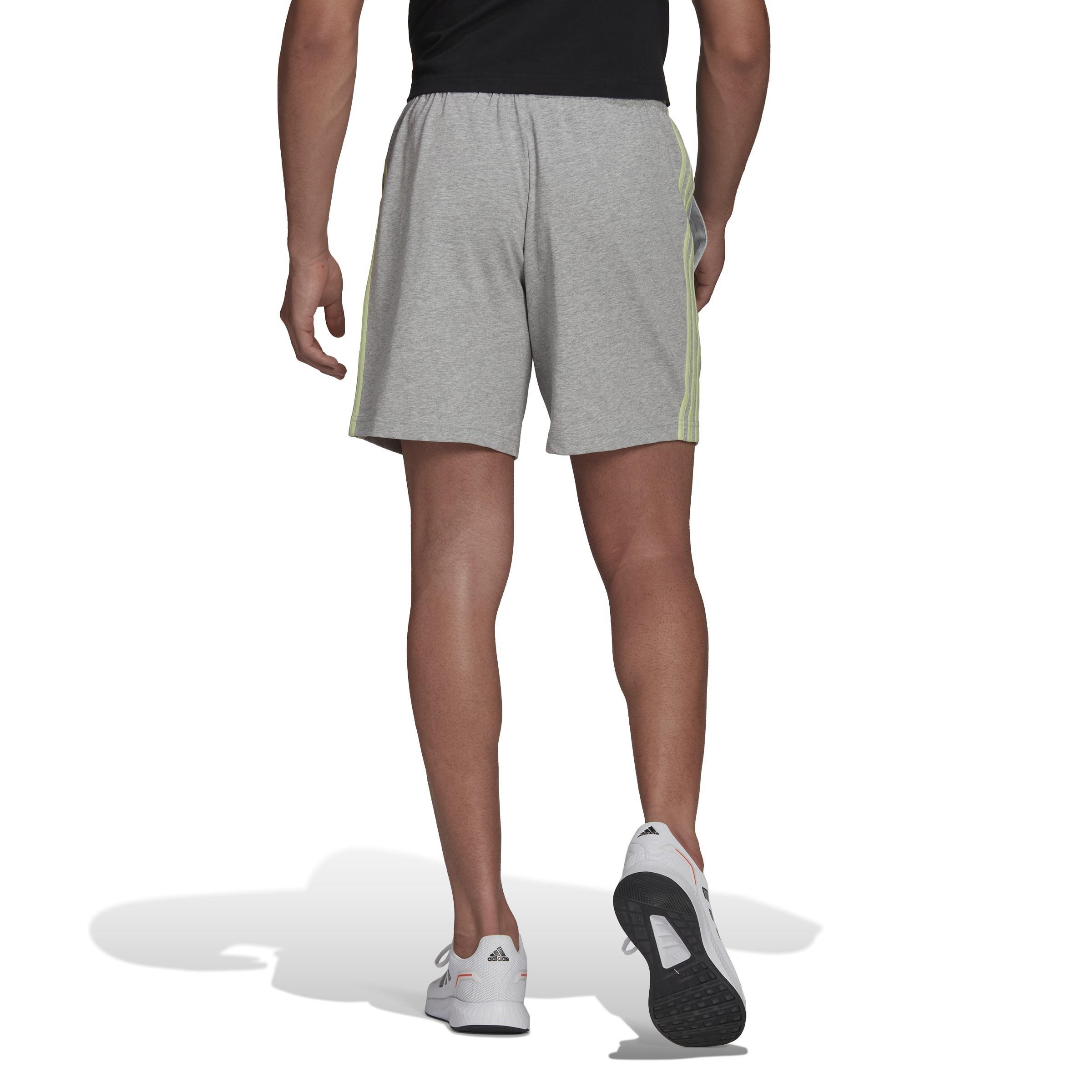 Aeroready Essentials 3-Stripes Shorts, Grey, A901_ONE, large image number 2
