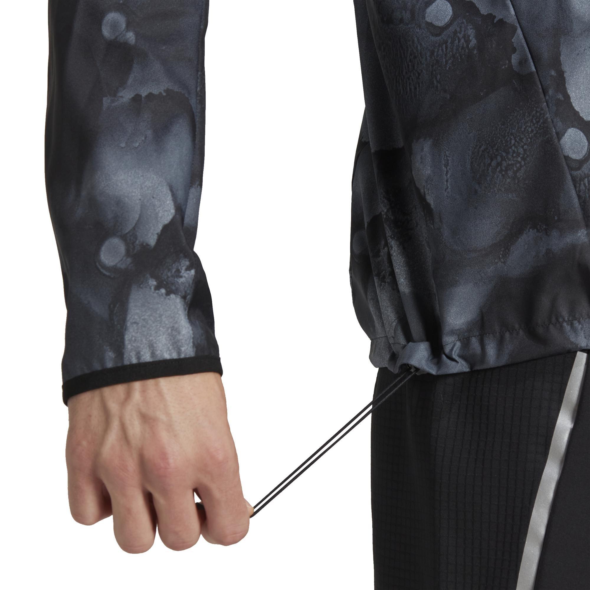 Marathon Fast Graphic Jacket, Black, A901_ONE, large image number 8