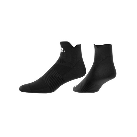 Unisex Ankle Performance Running Socks, Black, A901_ONE, large image number 2