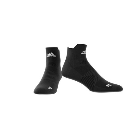 Unisex Ankle Performance Running Socks, Black, A901_ONE, large image number 6