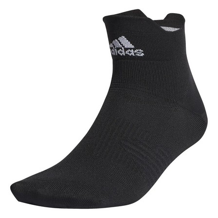 Unisex Ankle Performance Running Socks, Black, A901_ONE, large image number 8