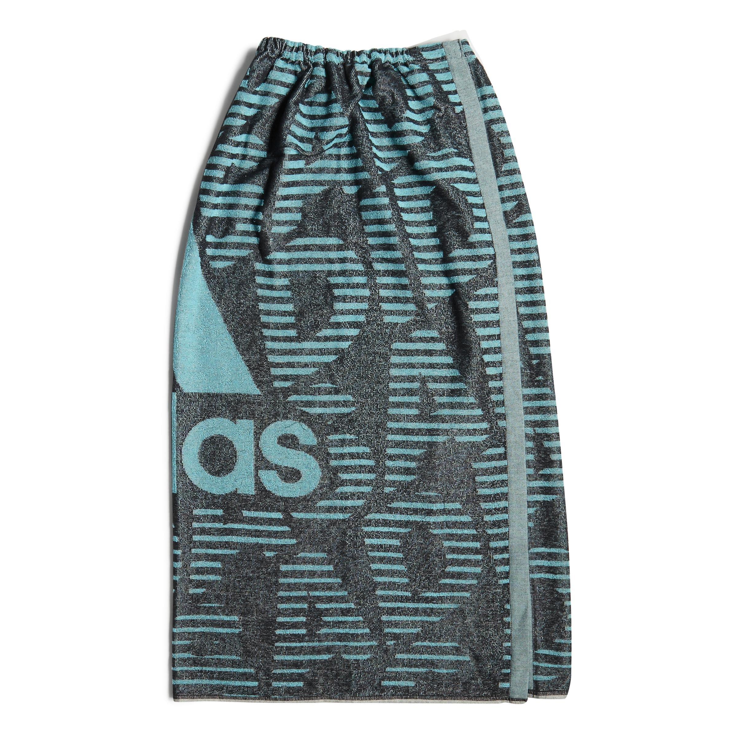 Unisex Kids Wrap Towel Large, Black, A901_ONE, large image number 0