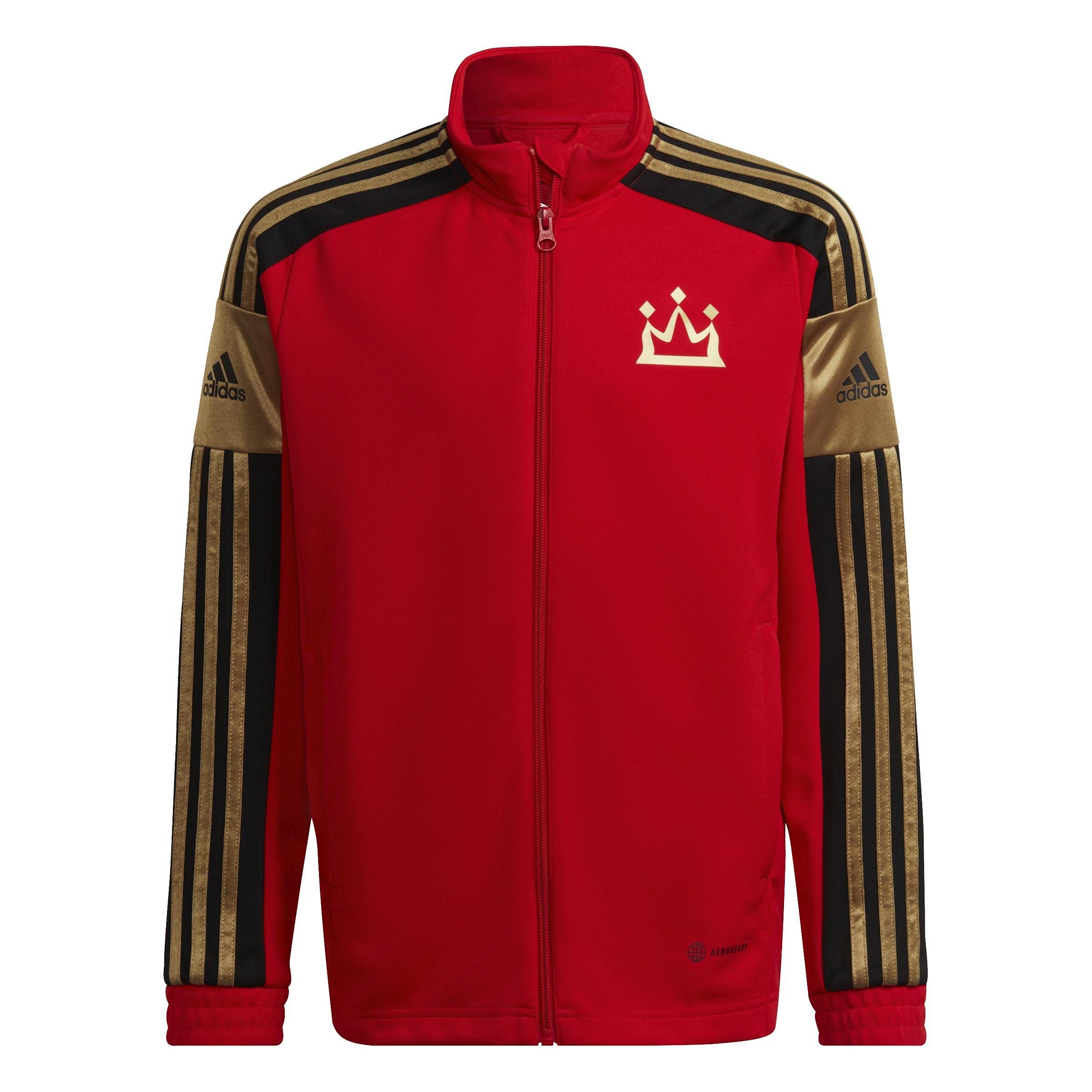 Unisex Kids Salah Squadra Track Top, Red, , large image number 0