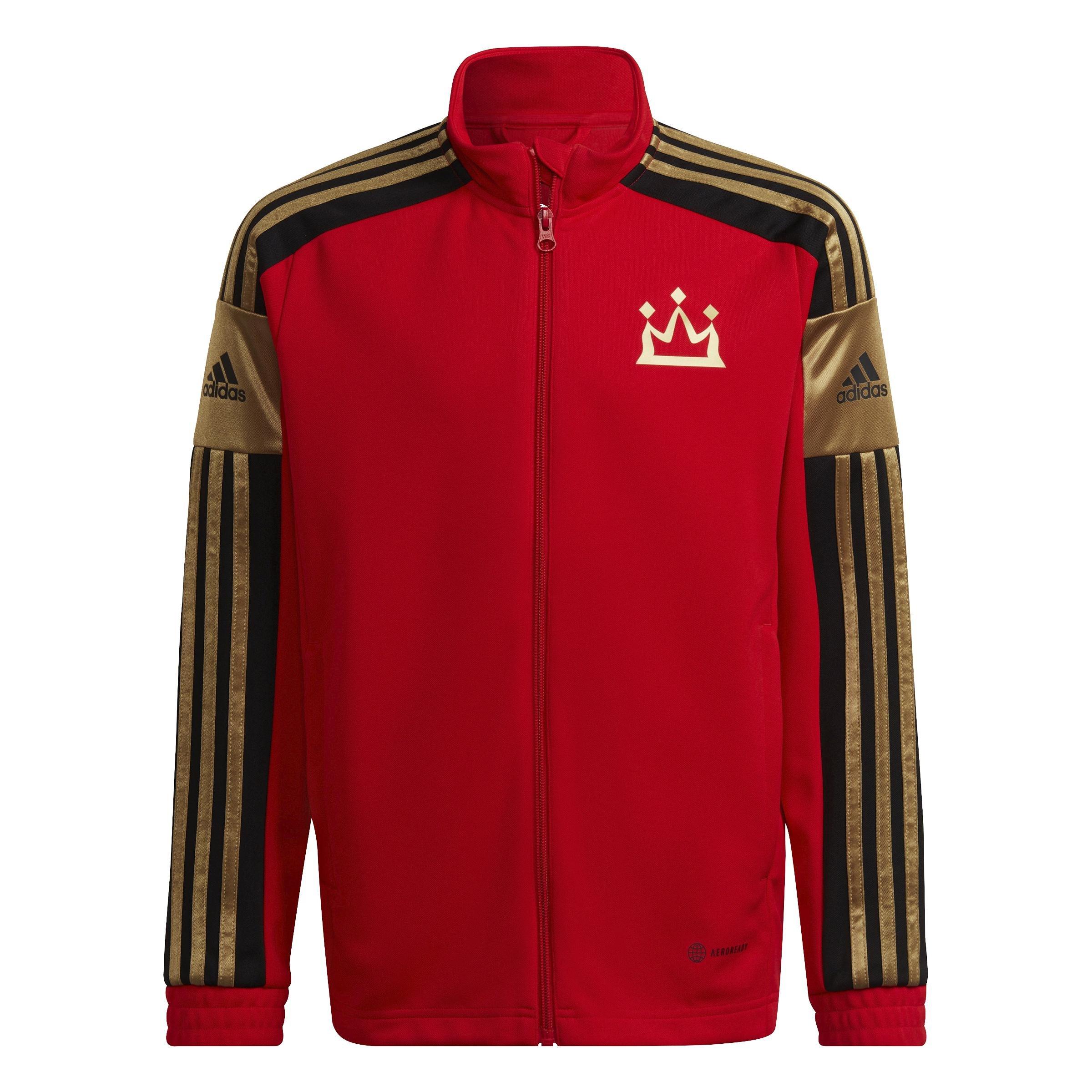 Unisex Kids Salah Squadra Track Top, Red, , large image number 2