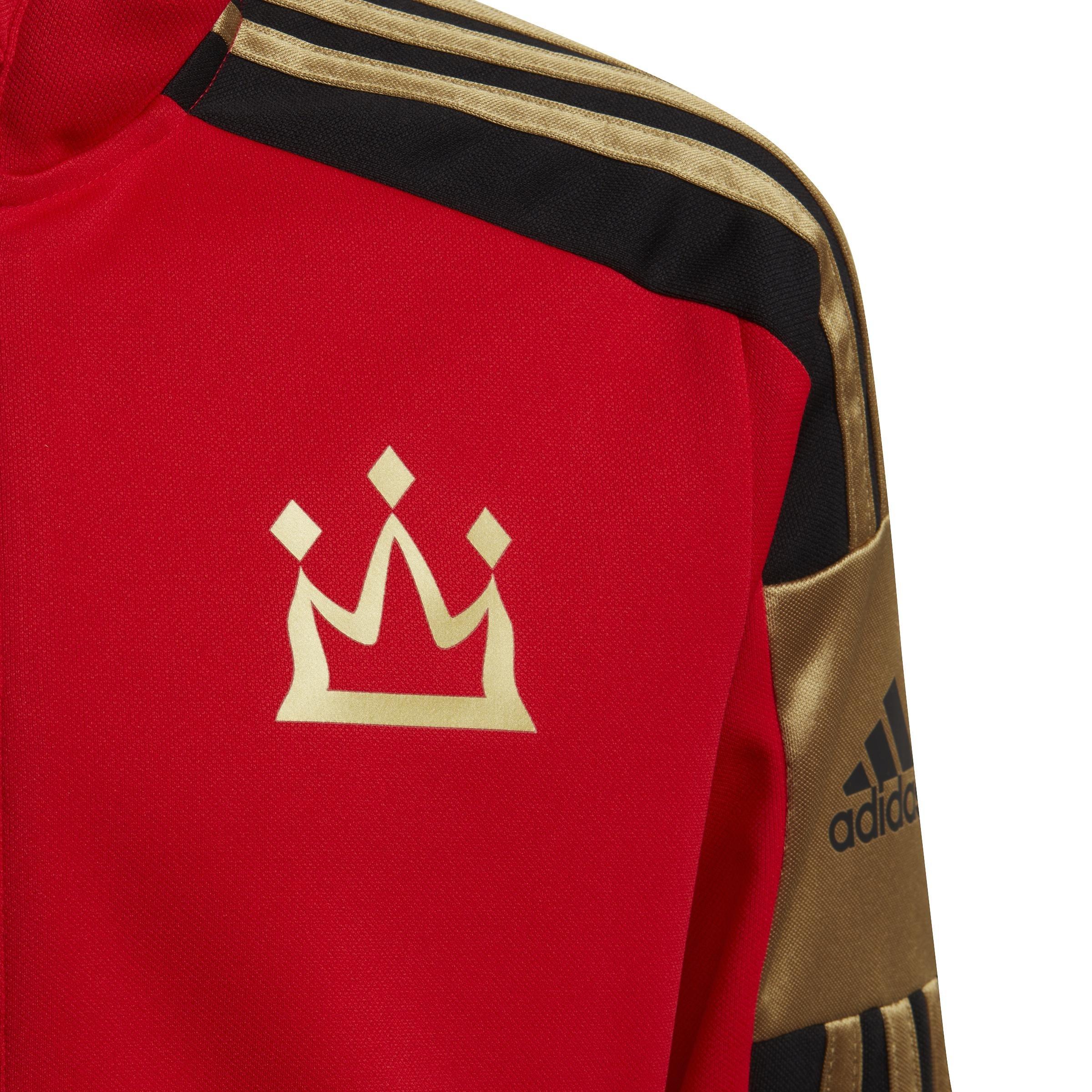 Unisex Kids Salah Squadra Track Top, Red, , large image number 3
