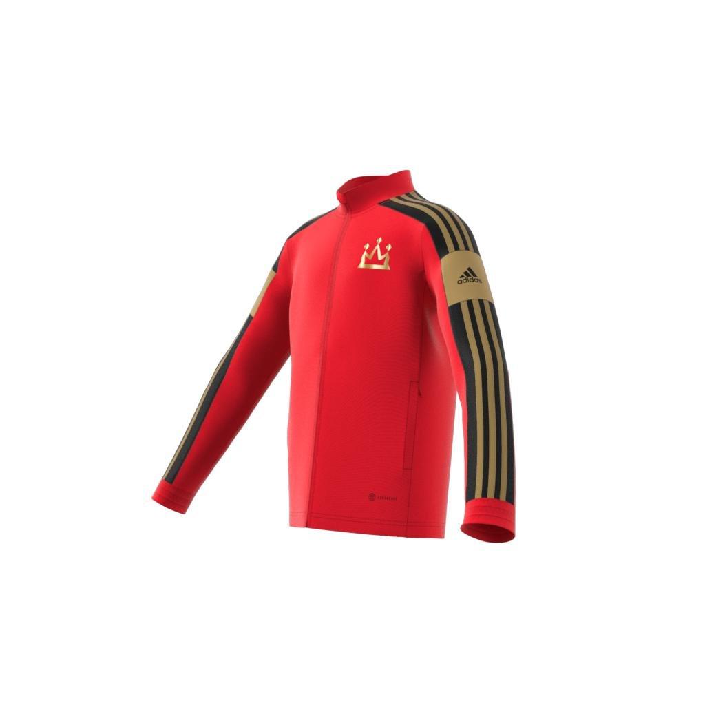 Unisex Kids Salah Squadra Track Top, Red, , large image number 8
