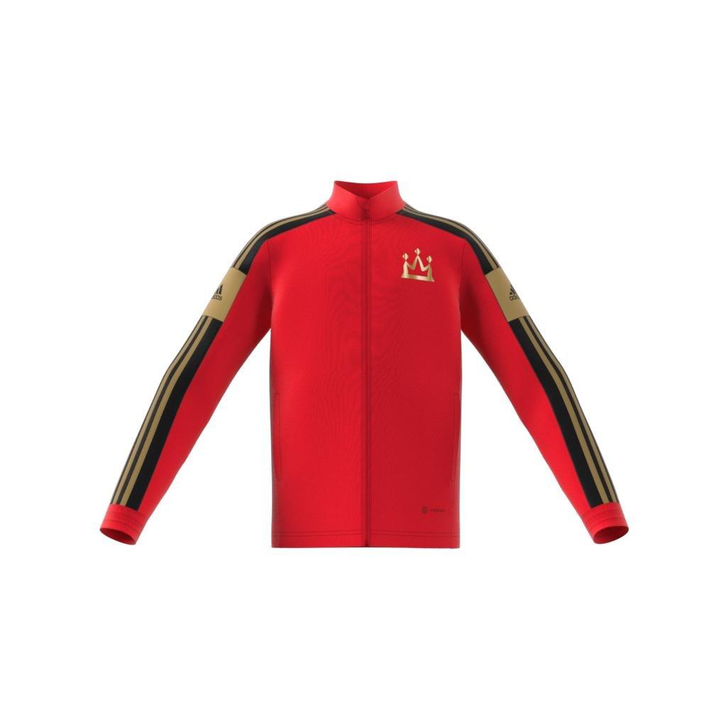 Unisex Kids Salah Squadra Track Top, Red, , large image number 12
