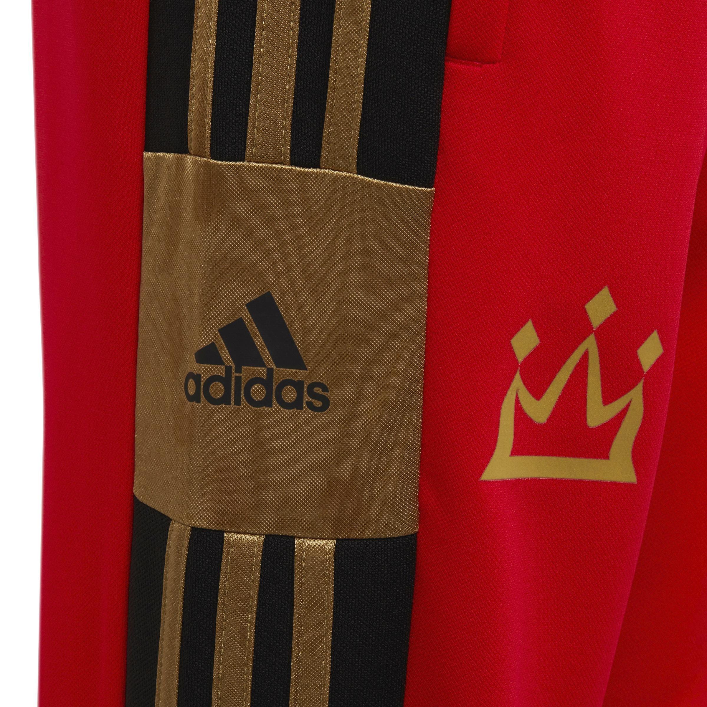 Unisex Kids Salah Squadra Training Tracksuit Bottoms, Red, , large image number 5