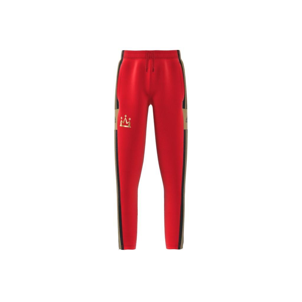 Unisex Kids Salah Squadra Training Tracksuit Bottoms, Red, , large image number 9