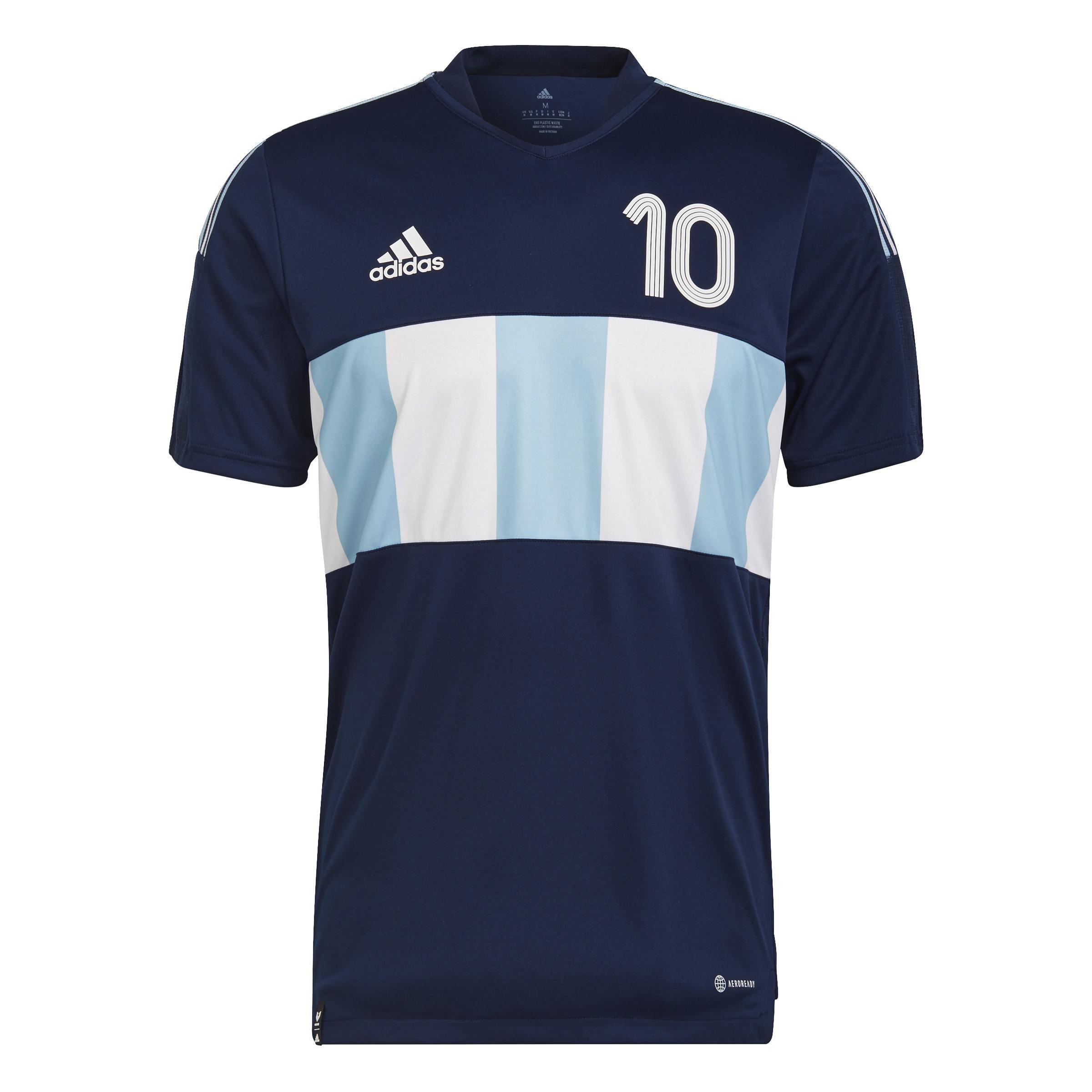 Messi Tiro Number 10 Training Jersey, Blue, , large image number 2