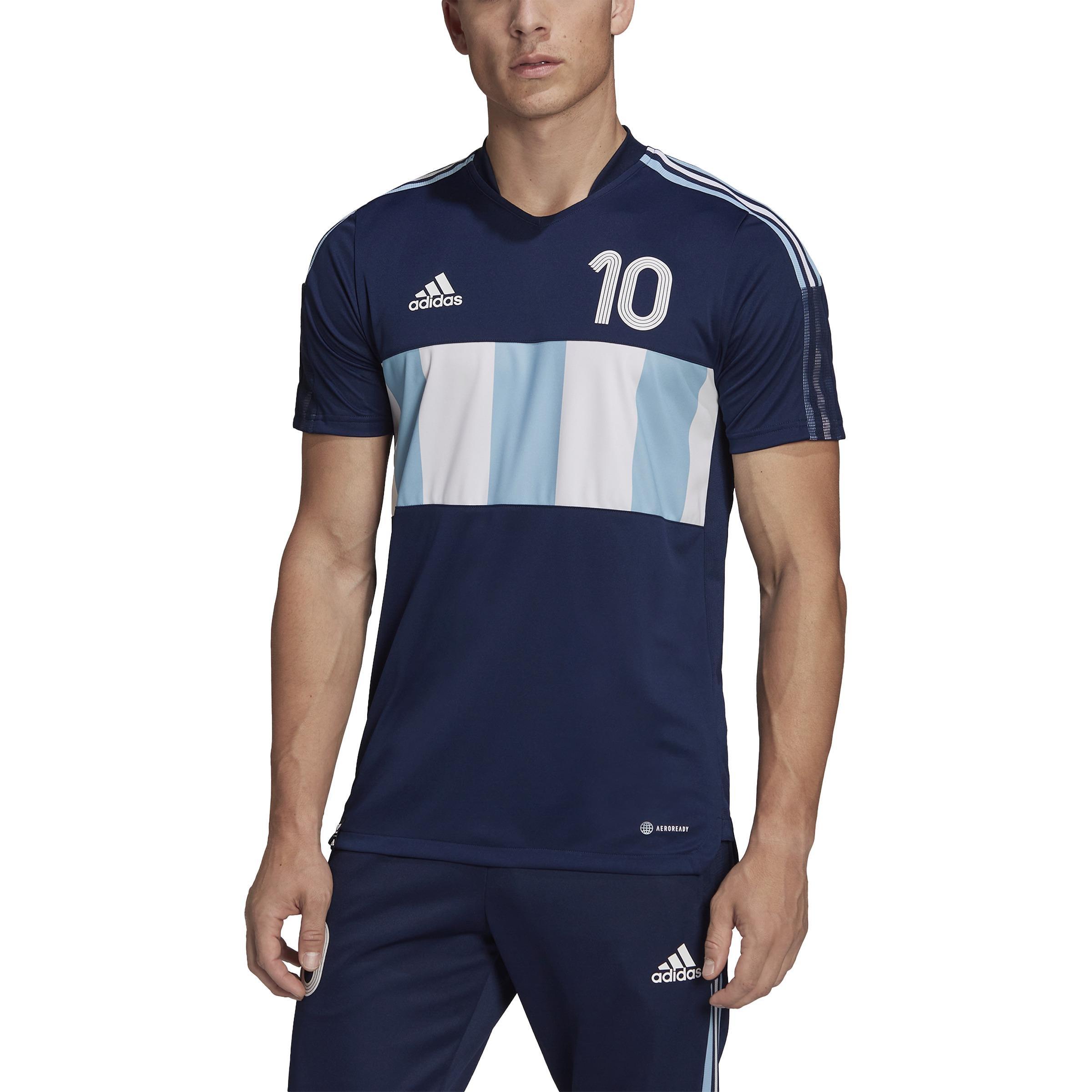 Messi Tiro Number 10 Training Jersey, Blue, , large image number 3
