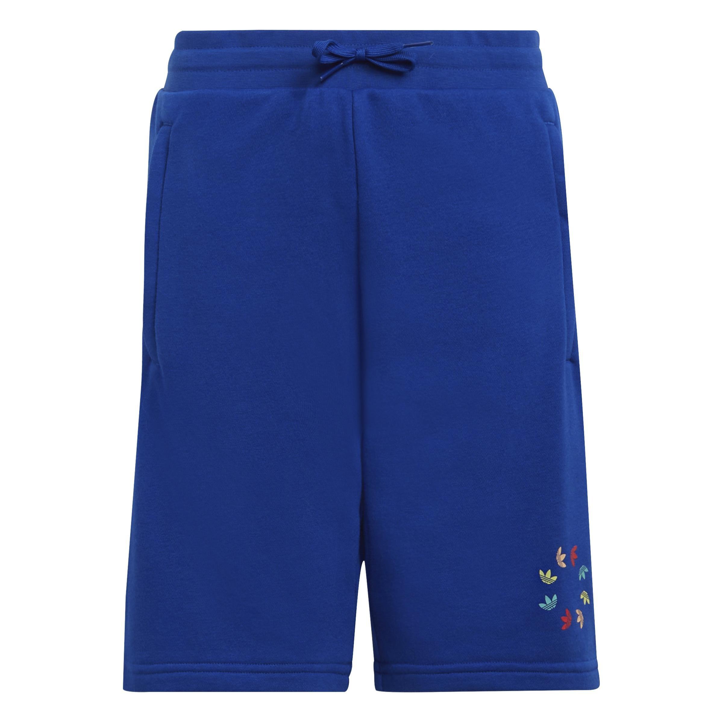 Unisex Kids Adicolor Shorts, Blue, A901_ONE, medium