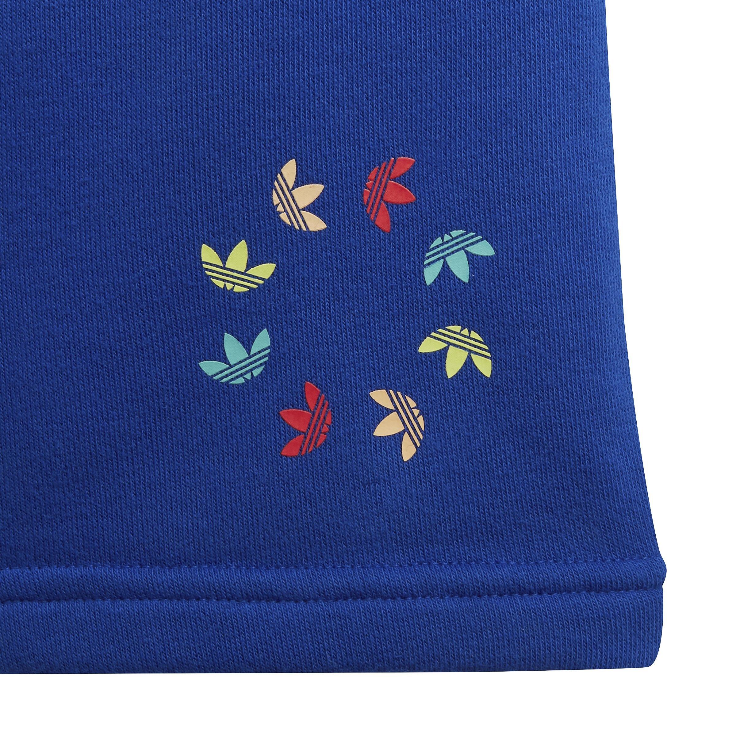 Unisex Kids Adicolor Shorts, Blue, A901_ONE, large image number 5