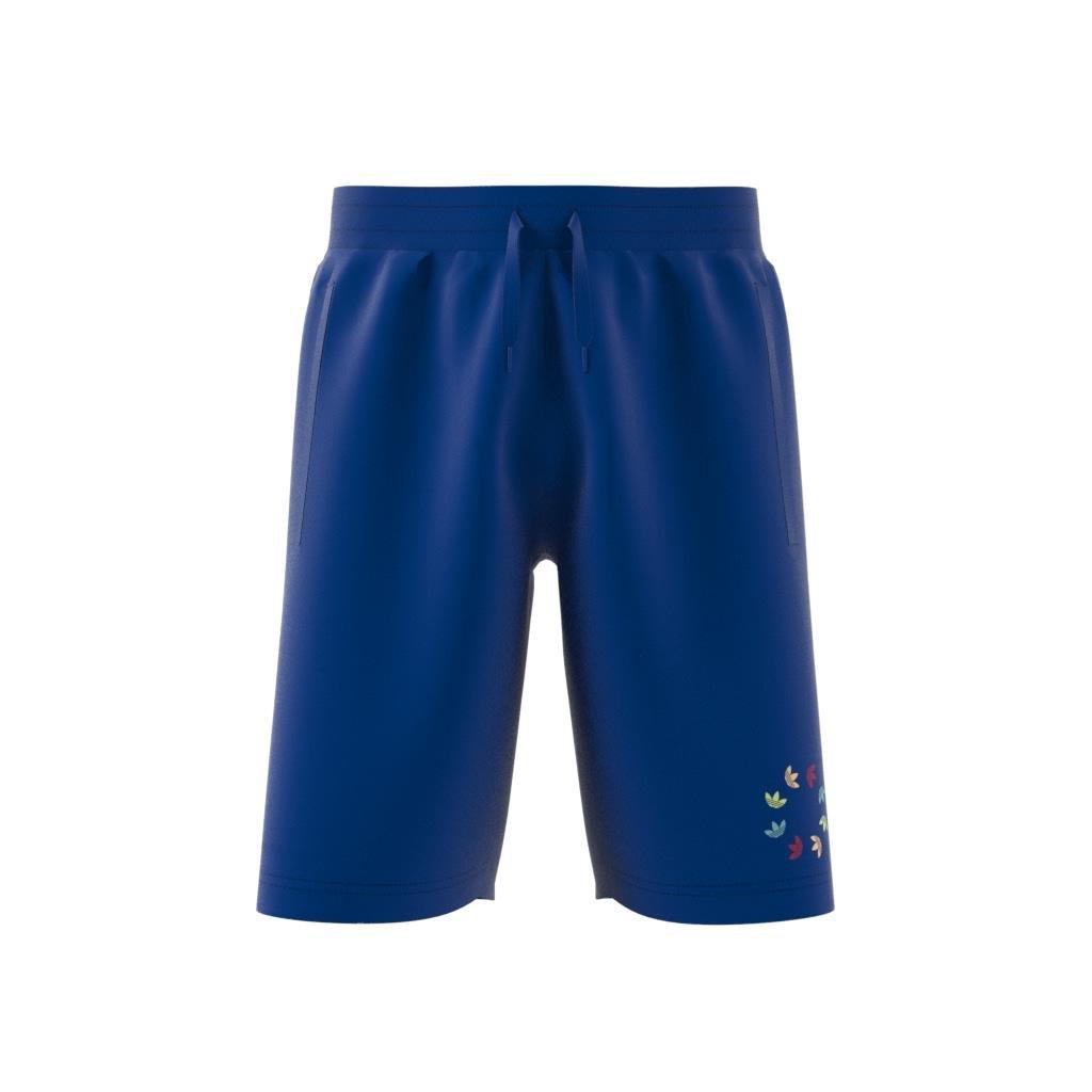 Unisex Kids Adicolor Shorts, Blue, A901_ONE, large image number 6