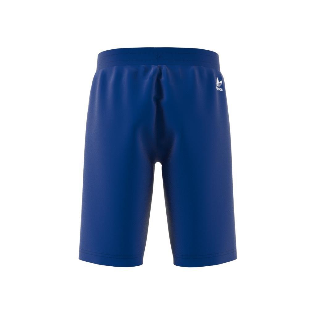 Unisex Kids Adicolor Shorts, Blue, A901_ONE, large image number 7