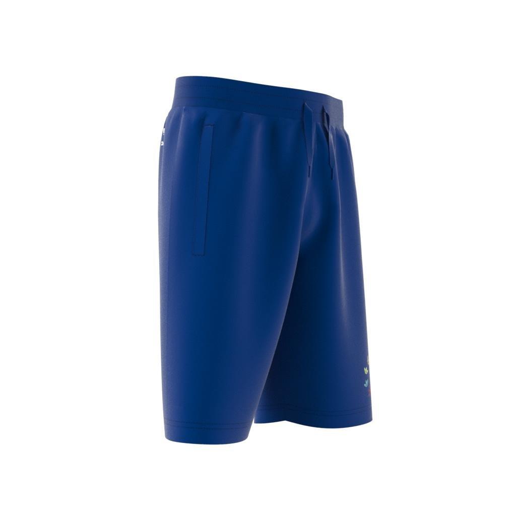 Unisex Kids Adicolor Shorts, Blue, A901_ONE, large image number 12