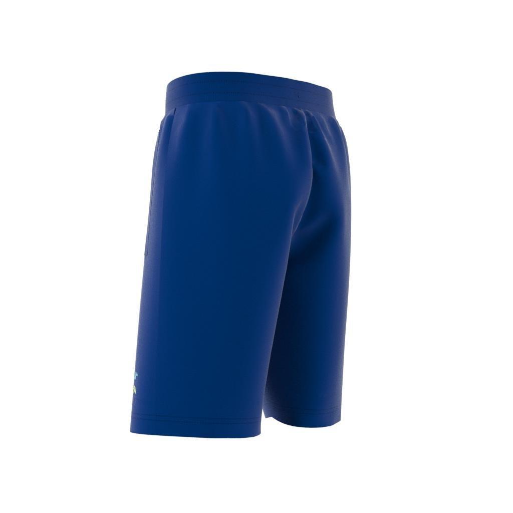 Unisex Kids Adicolor Shorts, Blue, A901_ONE, large image number 13