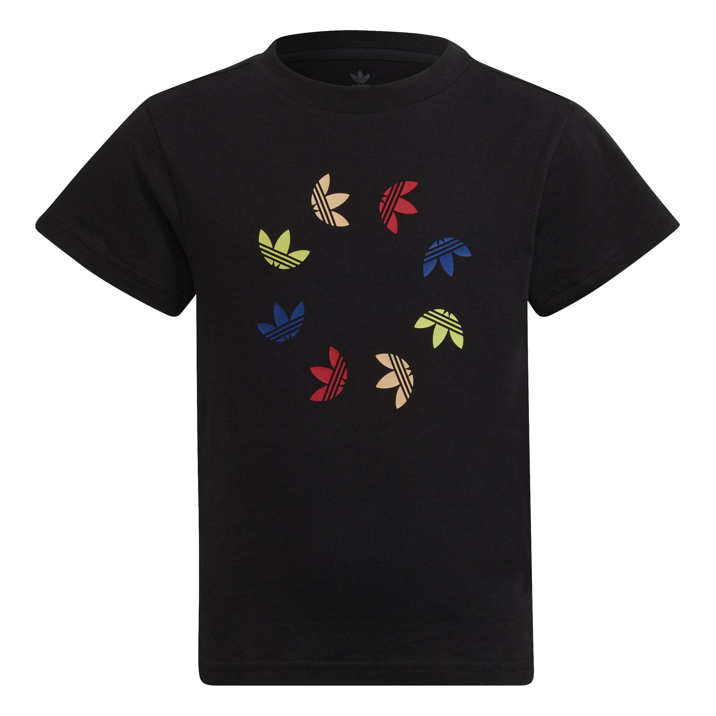 Unisex Kids Adicolor T-Shirt, Black, , large image number 1