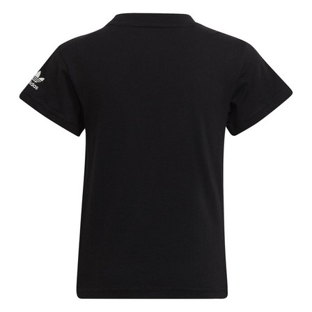 Kids Unisex Adicolor T-Shirt, Black, A901_ONE, large image number 2