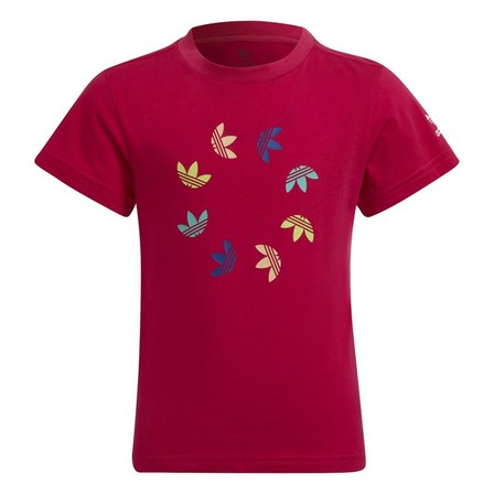 Kids Unisex Adicolor T-Shirt, Pink, A901_ONE, large image number 0
