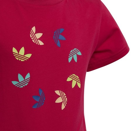 Kids Unisex Adicolor T-Shirt, Pink, A901_ONE, large image number 3