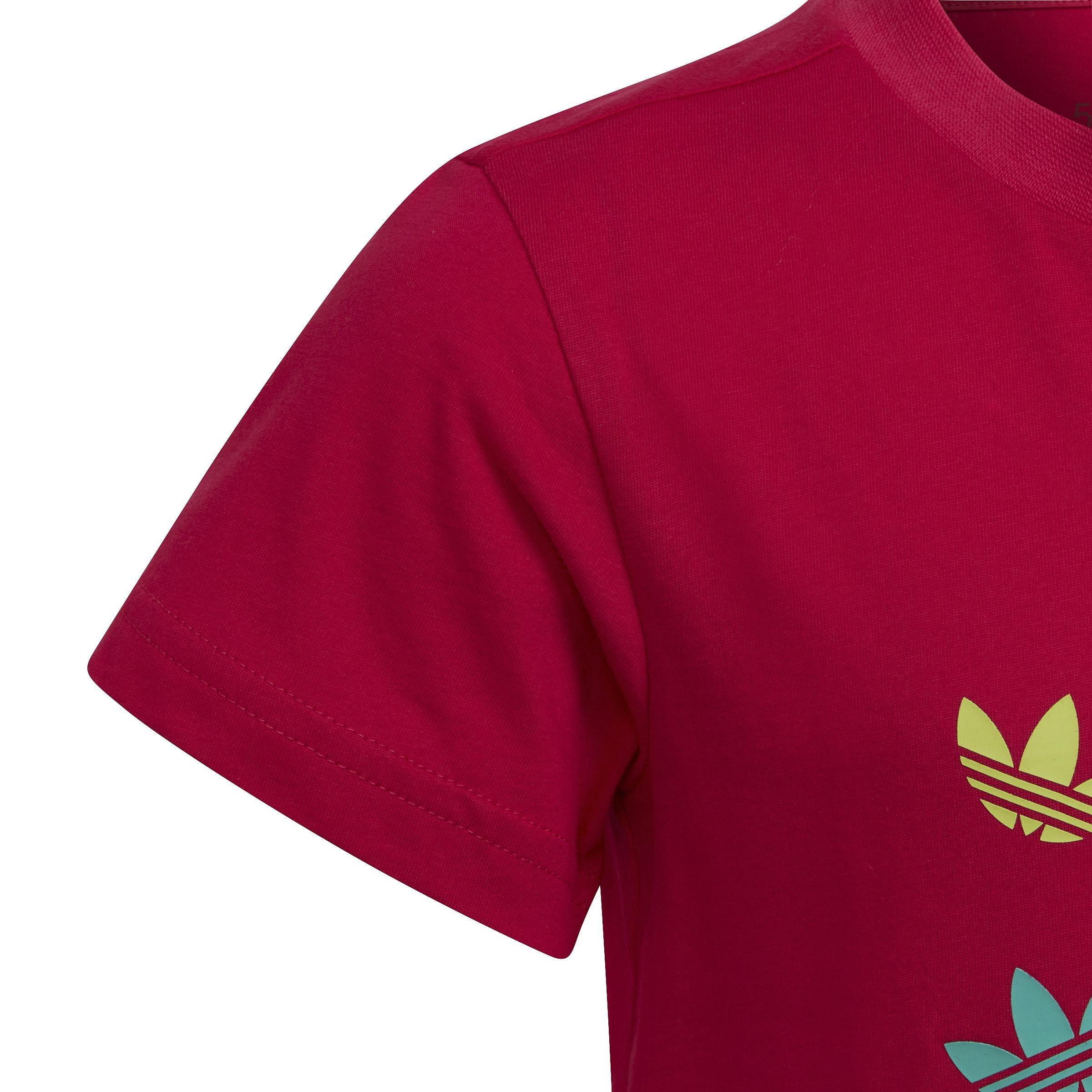 Unisex Kids Adicolor T-Shirt, Pink, A901_ONE, large image number 5