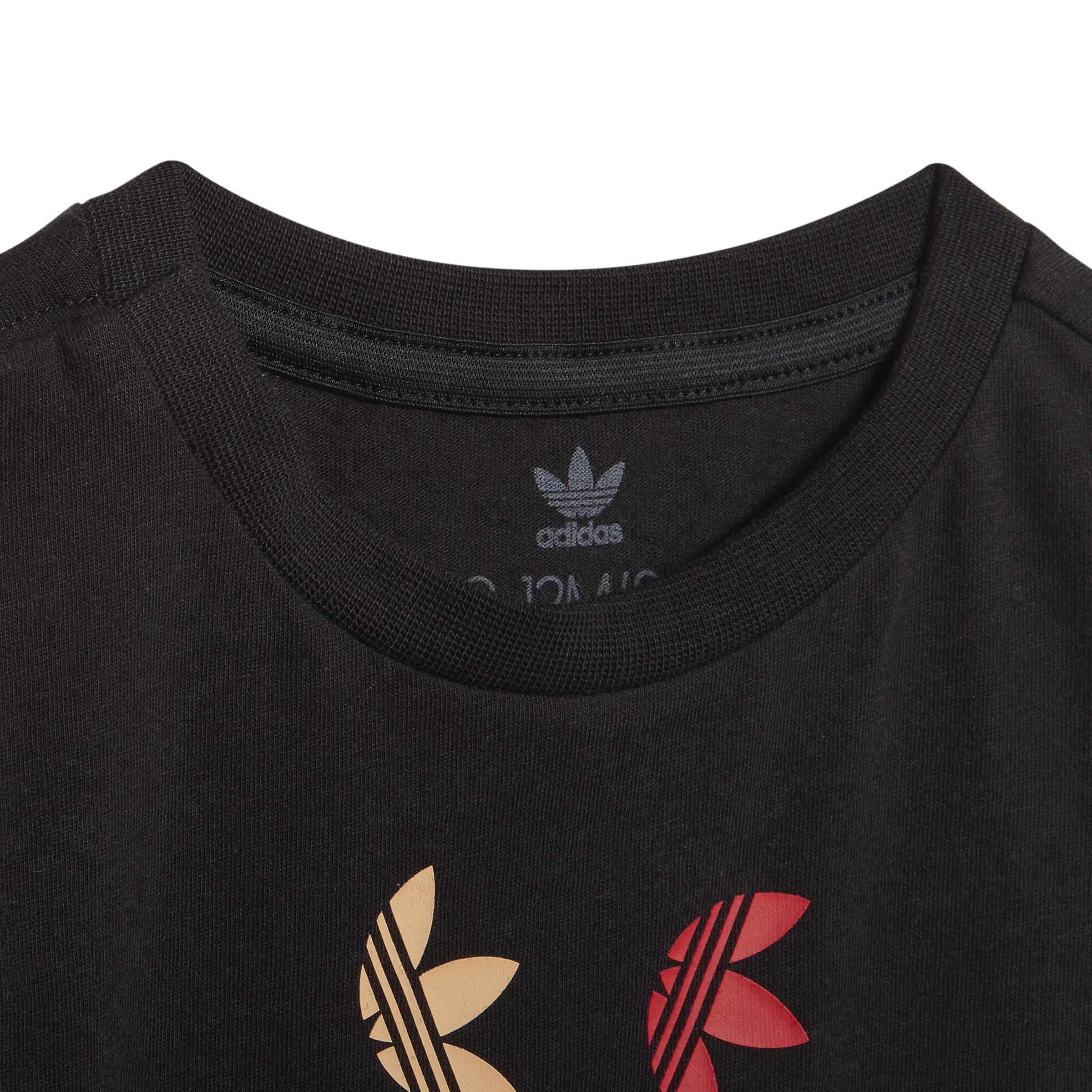 Unisex Kids Adicolor T-Shirt, Black, A901_ONE, large image number 4