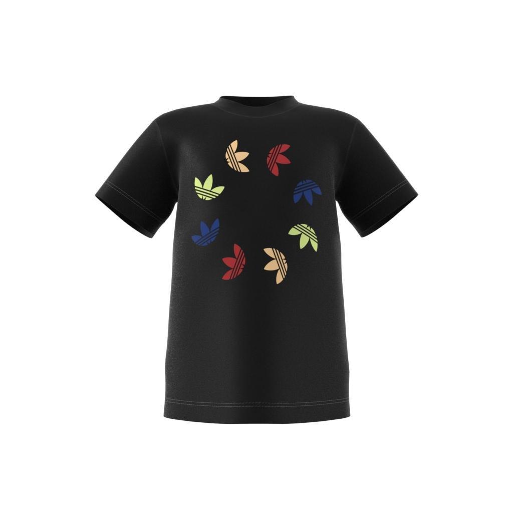 Unisex Kids Adicolor T-Shirt, Black, A901_ONE, large image number 7