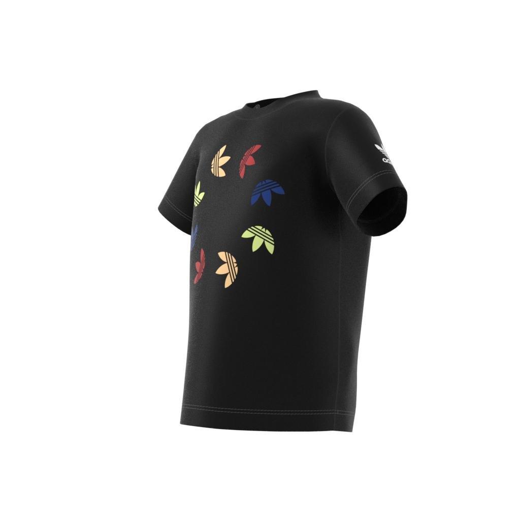 Unisex Kids Adicolor T-Shirt, Black, A901_ONE, large image number 10