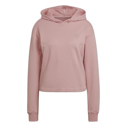 Women Cropped Hoodie, Pink, A901_ONE, large image number 0