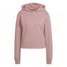 Women Cropped Hoodie, Pink, A901_ONE, thumbnail image number 0