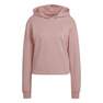 Women Cropped Hoodie, Pink, A901_ONE, thumbnail image number 1