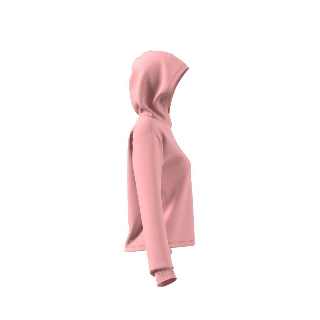 Cropped Hoodie, Pink, , large image number 3