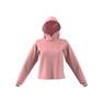 Women Cropped Hoodie, Pink, A901_ONE, thumbnail image number 4