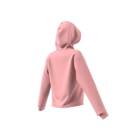 Women Cropped Hoodie, Pink, A901_ONE, large image number 11