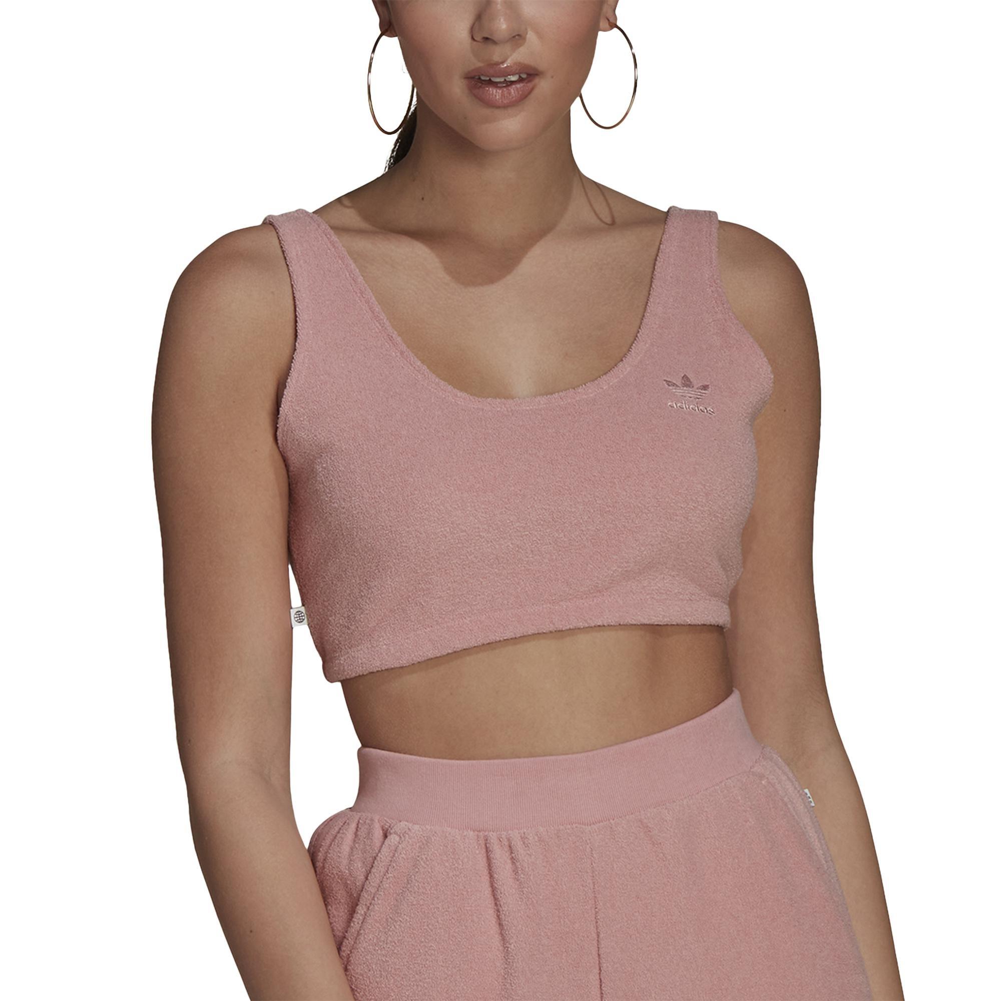 Soft Crop Top, Pink, , large image number 1