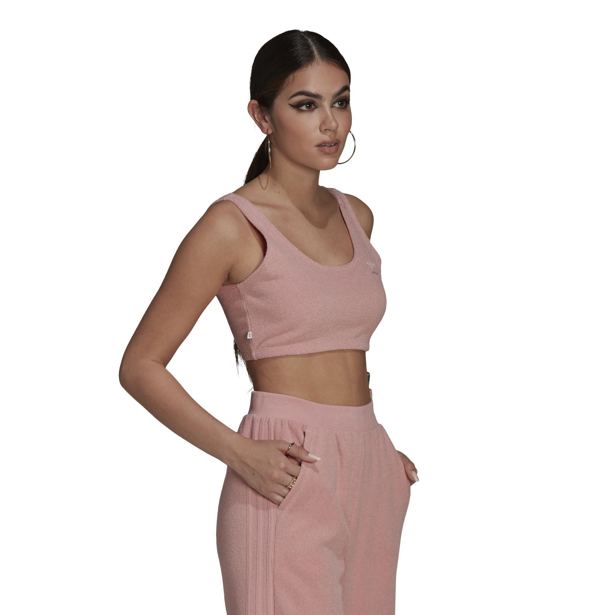 Soft Crop Top, Pink, A901_ONE, large image number 3
