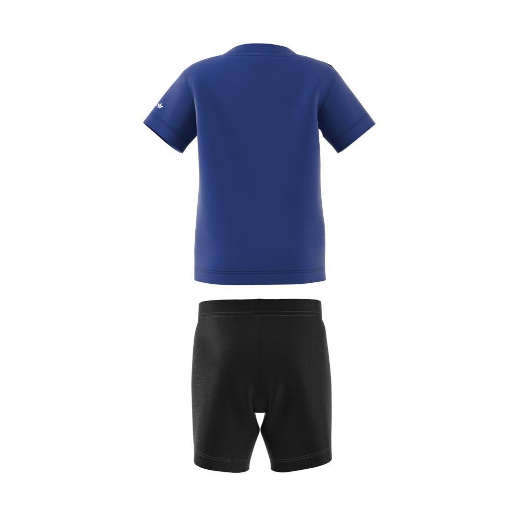 Unisex Kids Graphic Stoked Beach Shorts-And-T-Shirt Set, Blue, A901_ONE, large image number 9