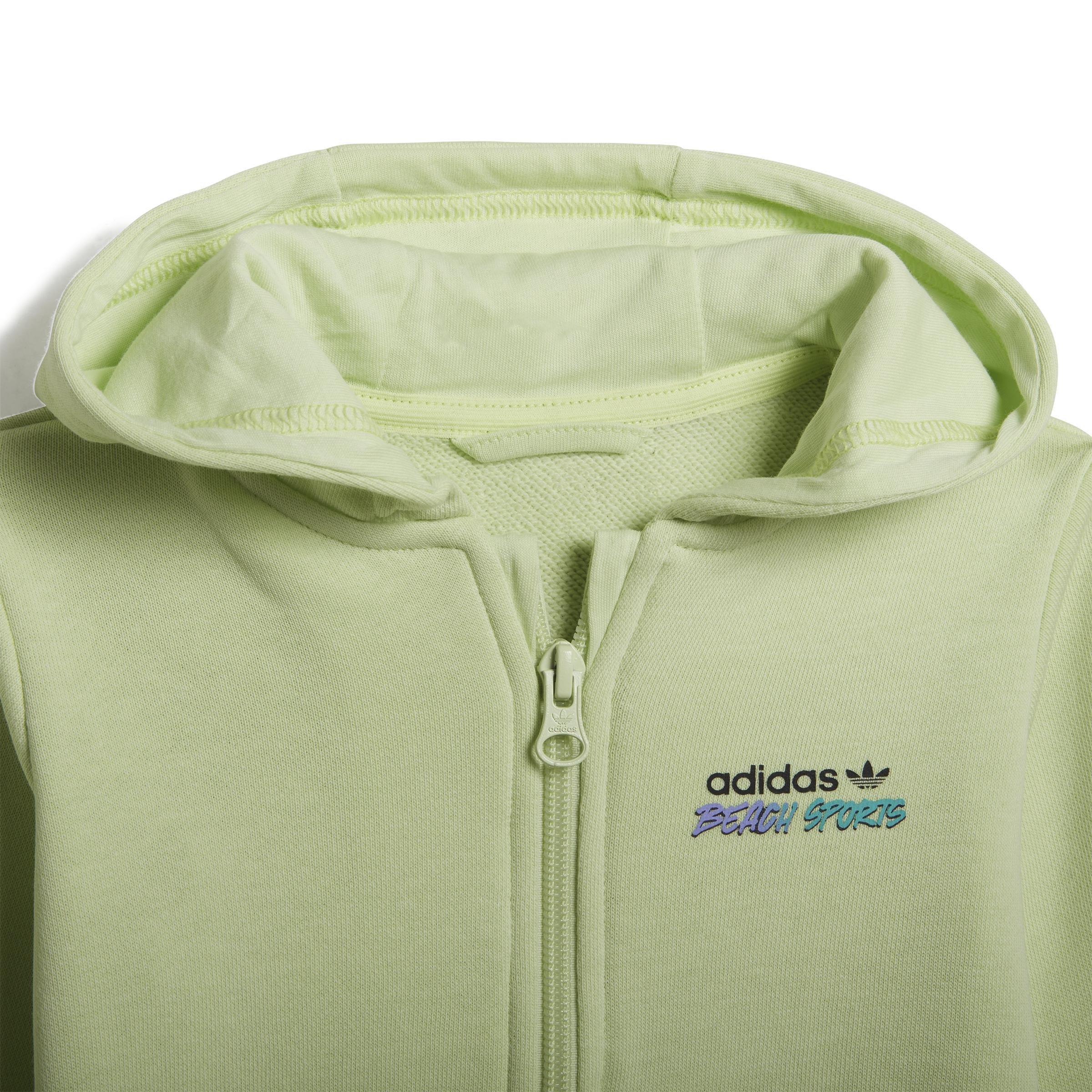 Unisex Kids Graphic Full-Zip Hoodie Set, Green, A901_ONE, large image number 1